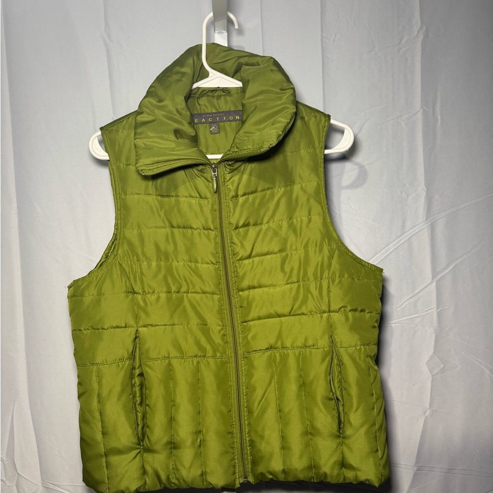 Kenneth Cole Reaction Lime Puffer Vest Size L